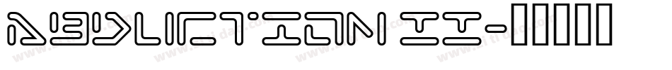 Abduction II字体转换